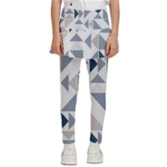 Geometric Triangle Modern Mosaic Kids  Skirted Pants by Amaryn4rt