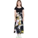 Canvas Acrylic Digital Design Art Kids  Flared Maxi Skirt View1