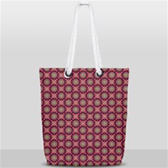 Kaleidoscope Seamless Pattern Full Print Rope Handle Tote (small) by Ravend