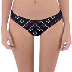 Pattern Abstract Design Art Reversible Hipster Bikini Bottoms by Ravend