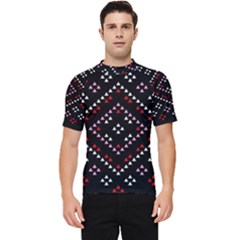 Pattern Abstract Design Art Men s Short Sleeve Rash Guard by Ravend