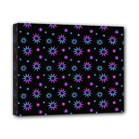 Stars Pattern Art Design Canvas 10  X 8  (stretched) by Ravend