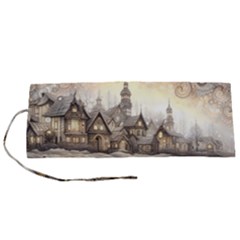 Building Landmark Roll Up Canvas Pencil Holder (s) by Ravend