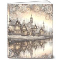 Building Landmark 8  X 10  Hardcover Notebook by Ravend