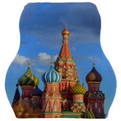 Architecture Building Cathedral Church Car Seat Velour Cushion  by Modalart