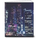 Black Building Lighted Under Clear Sky 8  x 10  Softcover Notebook View1