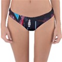 Roadway Surrounded Building During Nighttime Reversible Hipster Bikini Bottoms View3