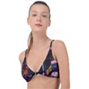 Roadway Surrounded Building During Nighttime Knot Up Bikini Top View1