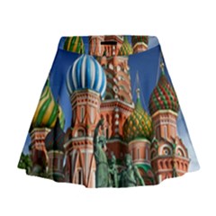 Saint Basil S Cathedral Mini Flare Skirt by Modalart