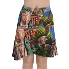 Saint Basil S Cathedral Chiffon Wrap Front Skirt by Modalart