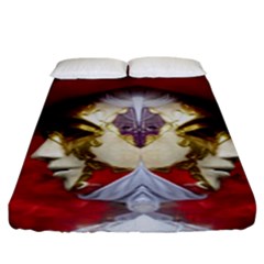 Carnival Düsseldorf Old Town Fitted Sheet (king Size) by Amaryn4rt