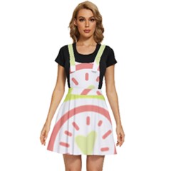 Rainbow Boho Colors Pastel Heart Apron Dress by Ndabl3x