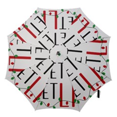Let s Get Lit Christmas Jingle Bells Santa Claus Hook Handle Umbrellas (medium) by Ndabl3x