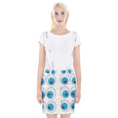 Eyes Comic Cartoon Fun Funny Toon Braces Suspender Skirt by Ndabl3x