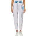 Eyes Comic Cartoon Fun Funny Toon Women s Cropped Drawstring Pants View1