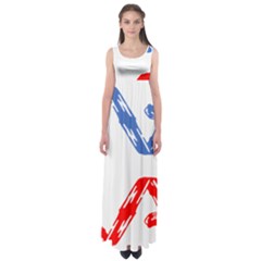 Arrow Up Down Empire Waist Maxi Dress by Ndabl3x