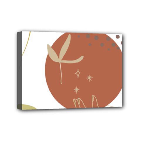 Abstract Pattern Art Drawing Mini Canvas 7  X 5  (stretched) by Ndabl3x
