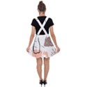 Abstract Art Design Pattern Velvet Suspender Skater Skirt View2