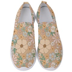 Floral Flowers Bloom Blossom Art Men s Slip On Sneakers by Grandong