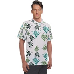 Leaves Plants Design Men s Polo T-shirt by Grandong