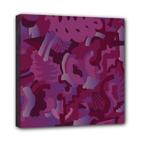 Pattern Warhola Mini Canvas 8  X 8  (stretched) by Ndabl3x