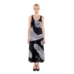 Pattern Shiny Shoes Sleeveless Maxi Dress by Ndabl3x
