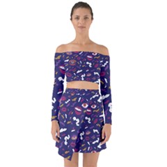 Pattern Burton Galmour Off Shoulder Top With Skirt Set by Ndabl3x