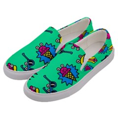 Pattern Adweek Summer Men s Canvas Slip Ons by Ndabl3x