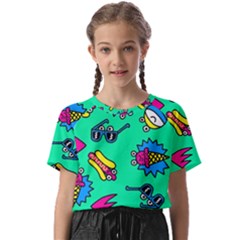 Pattern Adweek Summer Kids  Basic T-shirt by Ndabl3x