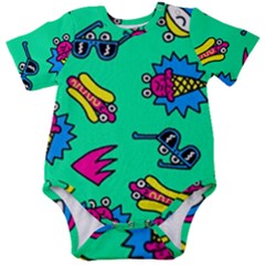 Pattern Adweek Summer Baby Short Sleeve Bodysuit by Ndabl3x