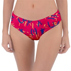 Pattern Booty Faces Reversible Classic Bikini Bottoms by Ndabl3x