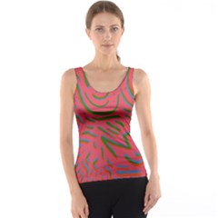 Pattern Saying Wavy Women s Basic Tank Top by Ndabl3x
