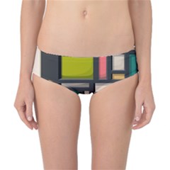 Door Stained Glass Stained Glass Classic Bikini Bottoms by Sarkoni