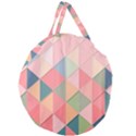 Background Geometric Triangle Giant Round Zipper Tote View2