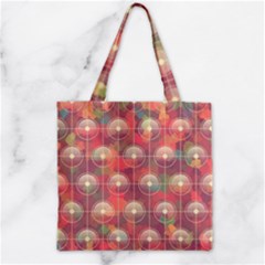 Colorful Background Abstract Zipper Grocery Tote Bag by Sarkoni