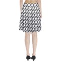 Diagonal Stripe Pattern Pleated Skirt View2
