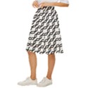 Diagonal Stripe Pattern Classic Short Skirt View2