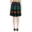 Ellipse Pattern Background Pleated Skirt View2