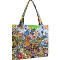 Cartoon Characters Tv Show  Adventure Time Multi Colored Mini Tote Bag View2