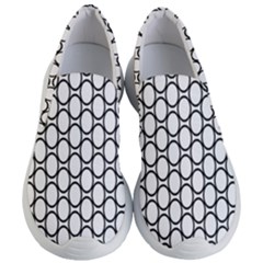 Black Pattern Halftone Wallpaper Women s Lightweight Slip Ons by Apen