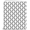 Black Pattern Halftone Wallpaper 8  x 10  Hardcover Notebook View2