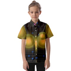 Technology System Kids  Short Sleeve Shirt by Modalart