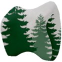 Pine Trees Spruce Tree Velour Head Support Cushion View4