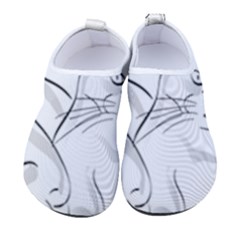 Dog Cat Domestic Animal Silhouette Women s Sock-style Water Shoes by Modalart