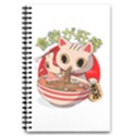 Ramen Cat Noodles Cute Japanes 5.5  x 8.5  Notebook View1
