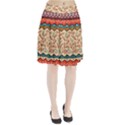 Ethnic-tribal-pattern-background Pleated Skirt View1