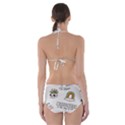 Abstract Fashion Background Suitable Fabric Printing Cut-Out One Piece Swimsuit View2