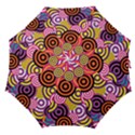 Abstract Circles Background Retro Straight Umbrellas View1