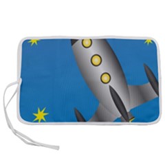 Rocket Spaceship Space Travel Nasa Pen Storage Case (m) by Ravend