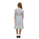 Seamless Background Abstract Vector Kids  Ruffle Flared Wrap Midi Skirt View4